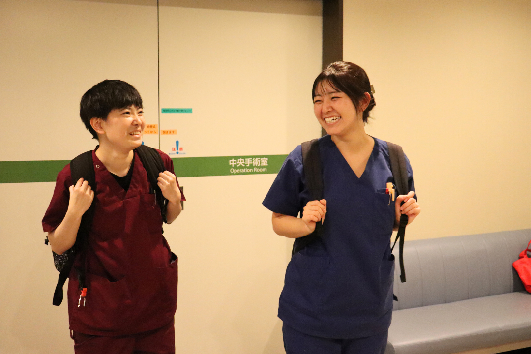 写真：看護婦の一日 17:30